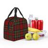 Изолированная сумка-ланчбокс для детей Royal Stewart Red Tartan, школьный, охлаждающая, термоконтейнер для еды, сумка-тоут, портативные контейнеры для ланча