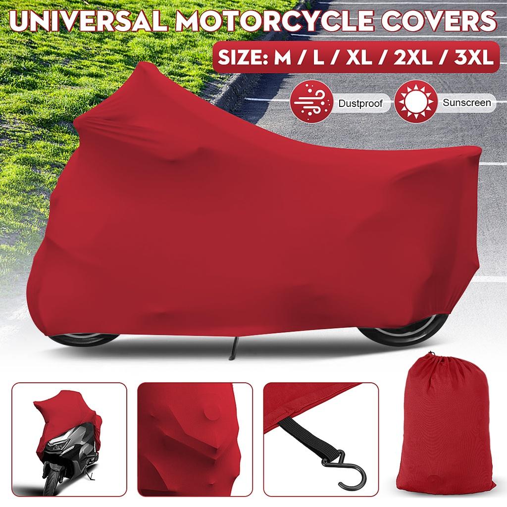 Универсальный чехол для мотоцикла, солнцезащитный, с защитой от УФ-лучей, эластичная ткань, чехол для мотоцикла, скутера, пылезащитные чехлы