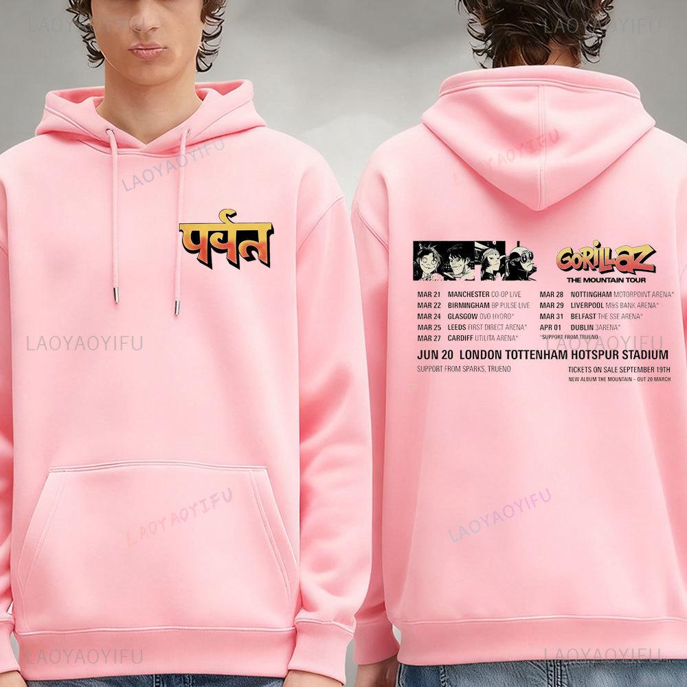 Gorillaz The Mountain Album Art Hoodie Rock Gorillaz Articles Hip-hop Electronic Hoodies Merch in Hoodies & Sweatshirts
