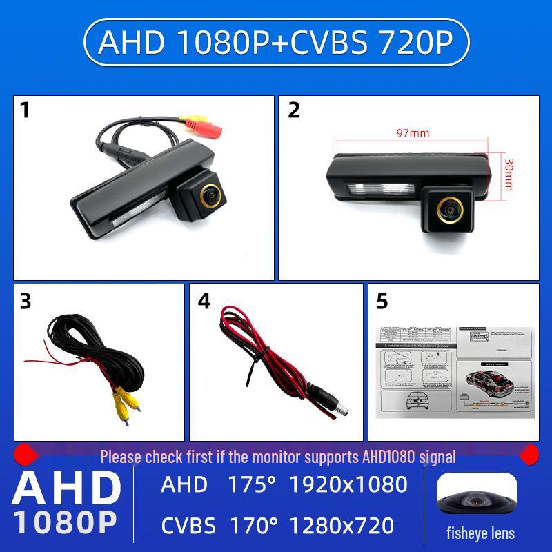 Камера заднего вида высокой четкости с ночным видением для Toyota Camry с широкоугольным обзором и функциями парковки