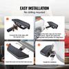 VEVOR Hitch Step for 2 Inch Receiver, Strong Steel Construction with 350 LBS Load Capacity, Rear Bumper Guard Protector with Pin Lock and Stabilizer