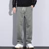 Spring and Autumn Men's Casual Breathable Loose Lace-up Straight Pants