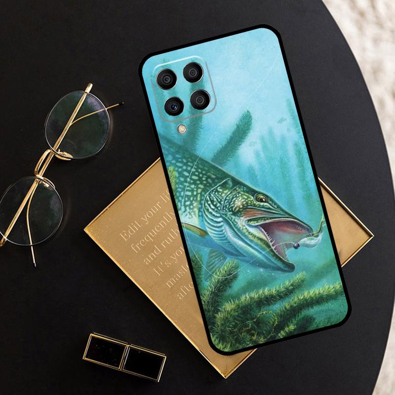 Fish Fishing For Samsung Galaxy M16 M06 M12 M13 M14 M15 M35 M55 M34 M54 M33 M53 M21 M31 M11 M32 M52 Case
