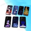 Идеальный Сине-Голубой Аниме Чехол Для Телефона Samsung Galaxy A 73,72,51,53,52,71,22,5G,Note,J7,8,9 Мягкий Черный Чехол