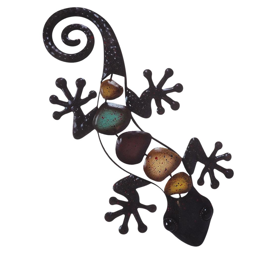 Gecko Lizard Decoration Lizards Accessories Decorate Iron Wall Hanging Craft Ornaments Animal