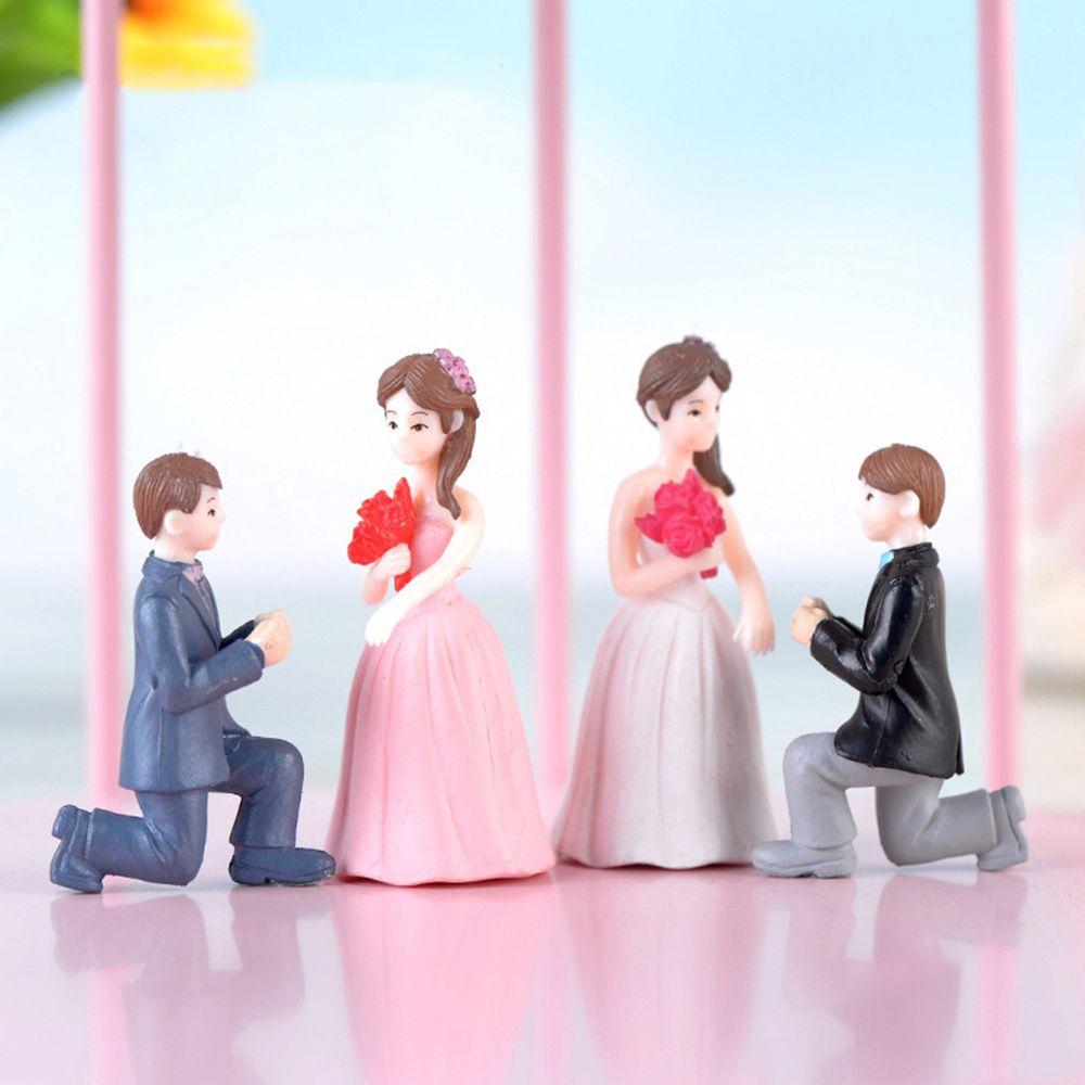 Boy Home Decoration Proposing Wedding Doll Couple Figurines Ornaments Marriage Lover Miniatures