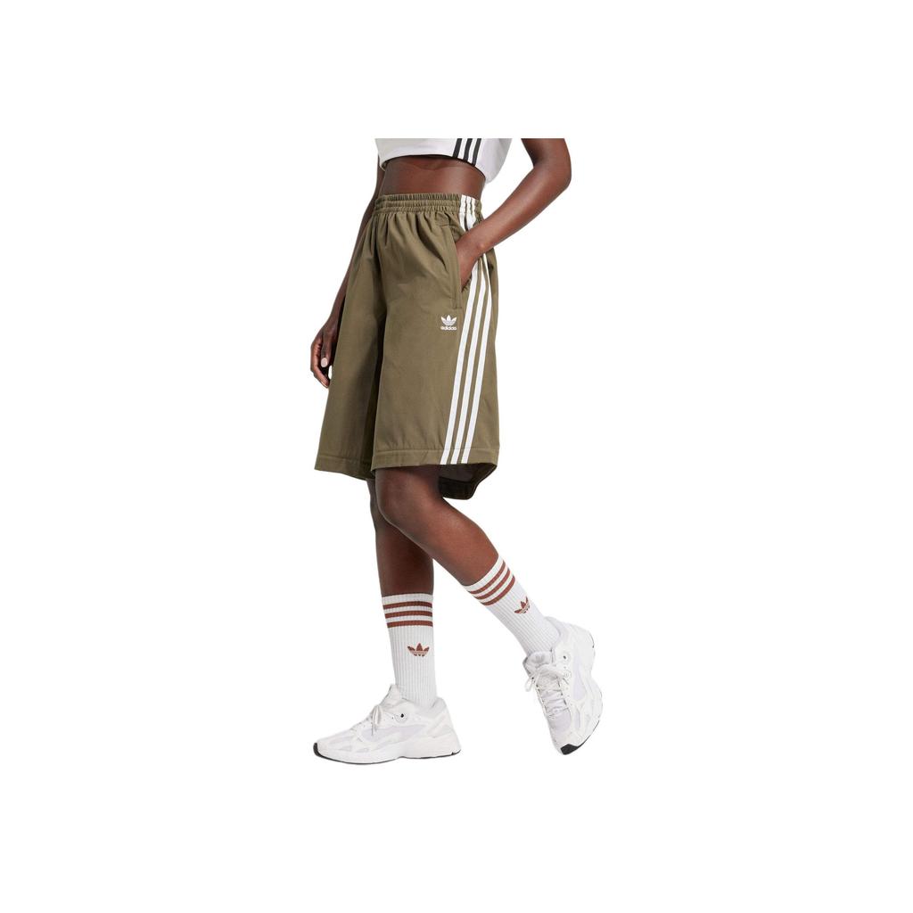 Adidas Originals Adilenium 2 Tracksuit Bottoms With Striped Design Women Bottoms Olive-Green JM9255