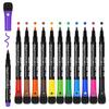 8/12Pcs Whiteboard Pen Magnetic Adsorption Fine Tip Whiteboard Markers with Dry Erase for Office School Home