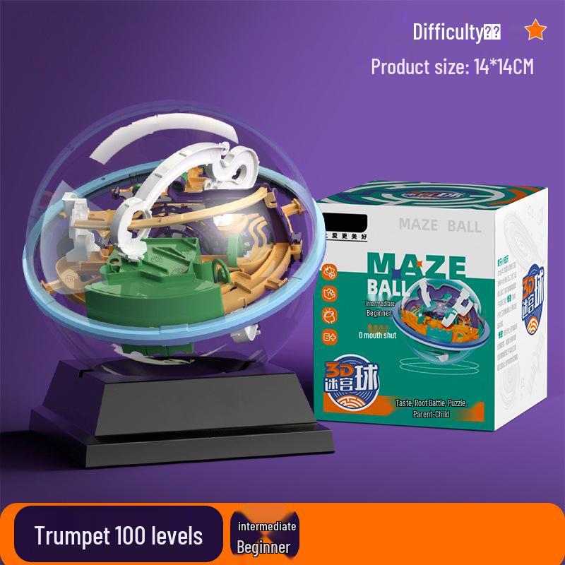Kids' 3D Maze Puzzle Ball: Enhance Logic & Concentration