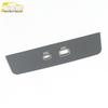 Mocha Rear USB Interface and Charging Port Panel - Stainless Steel Trim for Third Row.