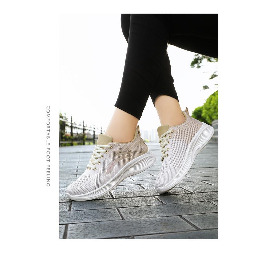 Женская обувь, весенняя новинка, дышащая универсальная повседневная обувь Flyknit, теннисные туфли, кроссовки для бега