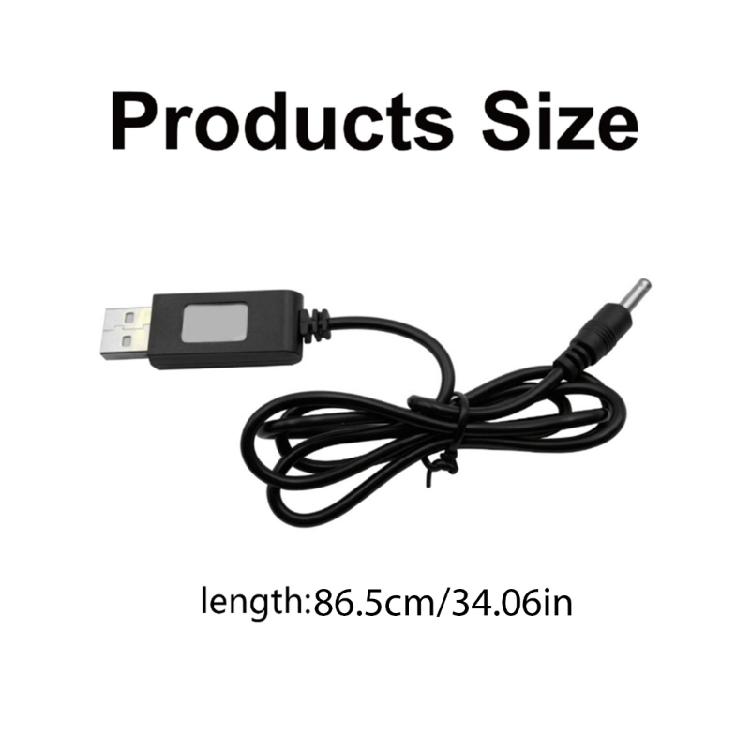 Универсальный зарядный кабель 3,5/5,5/USB 5-контактный для литиевых батарей 3,7 В с управлением зарядом и автоматическим отключением