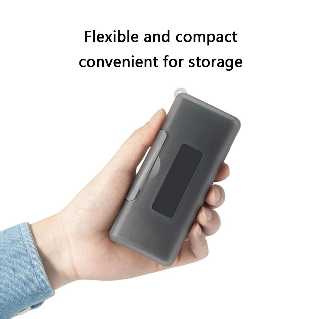 Кейс для хранения 2 накопителей M.2, портативный, пылезащищенный, ударопрочный дизайн для ИТ-профессионалов и цифровых энтузиастов