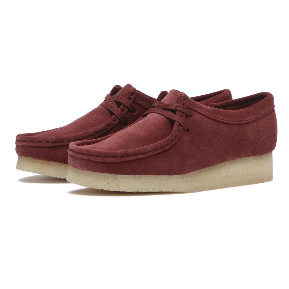 ClarkS W S Wallabee. 26179317 Глубокий Красный Sde