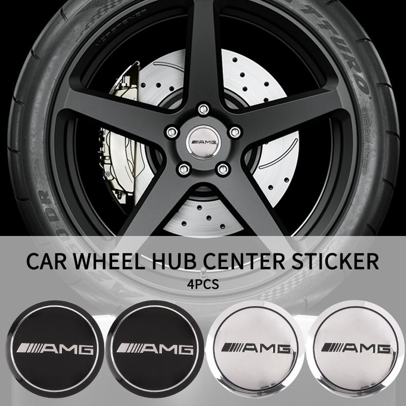 RPO5 4pcs 56MM Car For Mercedes Benz A C E S W177 W176 X166 X167 C257 C218 X253C118 C117 H247 Wheel Center Hub Cap Badge Logo Sticker