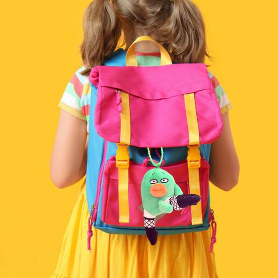 Plush Doll Sausage Mouth Big Eyes Stuffed Doll with Funny Expression