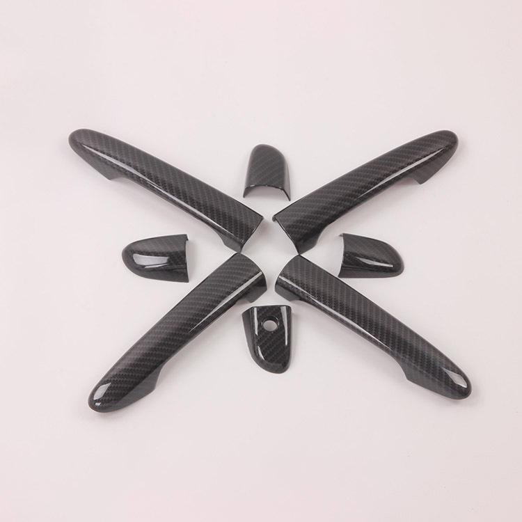 2017 CX-5 ABS Декор наружной дверной ручки под карбон