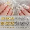 Approximately 150 Pcs Alloy Material Mini Bow Nail Accessories DIY Manicure Nail Art Decorations