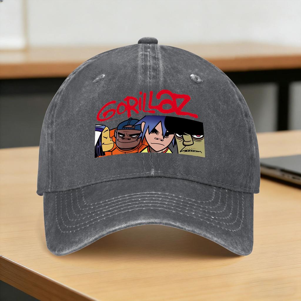 Gorillazs Band Casual Baseball Cap Hunting Camping Trucker Hat Summer Wholesale Men Adult Classic Snapback Cap