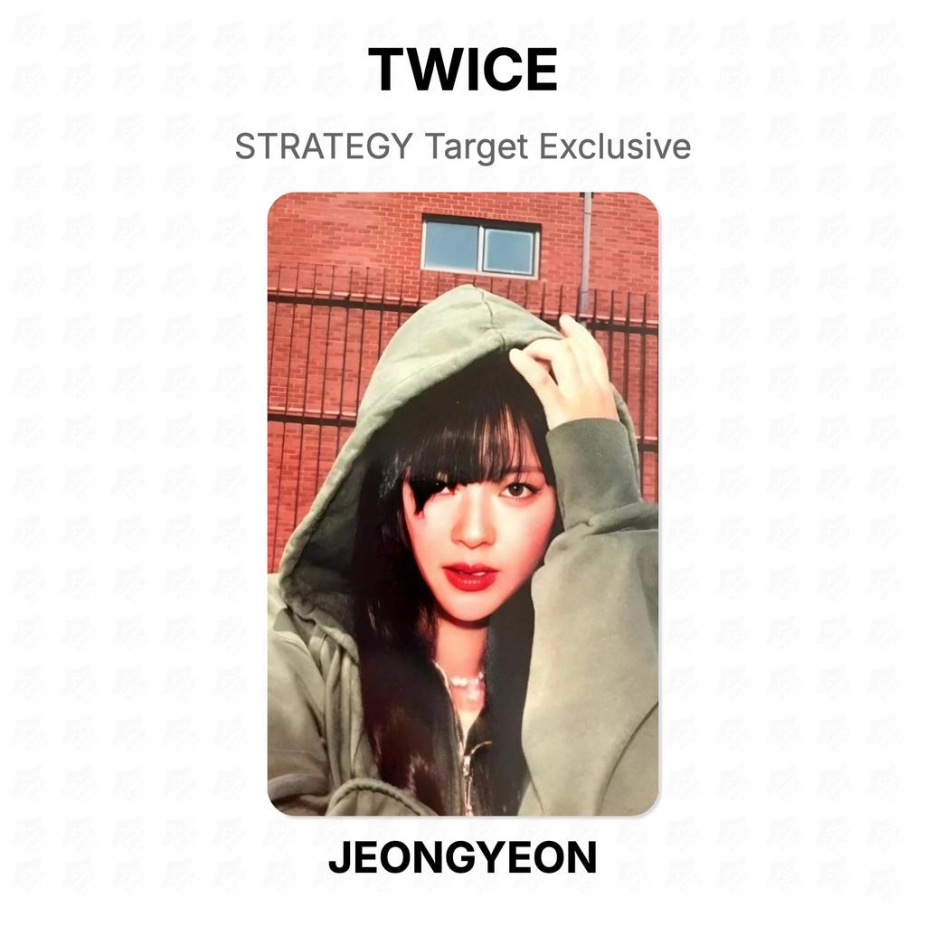 Twice STRATEGY Эксклюзивная официальная фотокарточка Target