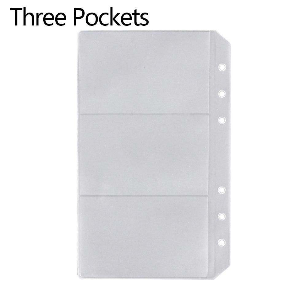 10Pcs A6 Loose-Leaf Card Package Hyaline Page Business Card Book Durable Budget Binder