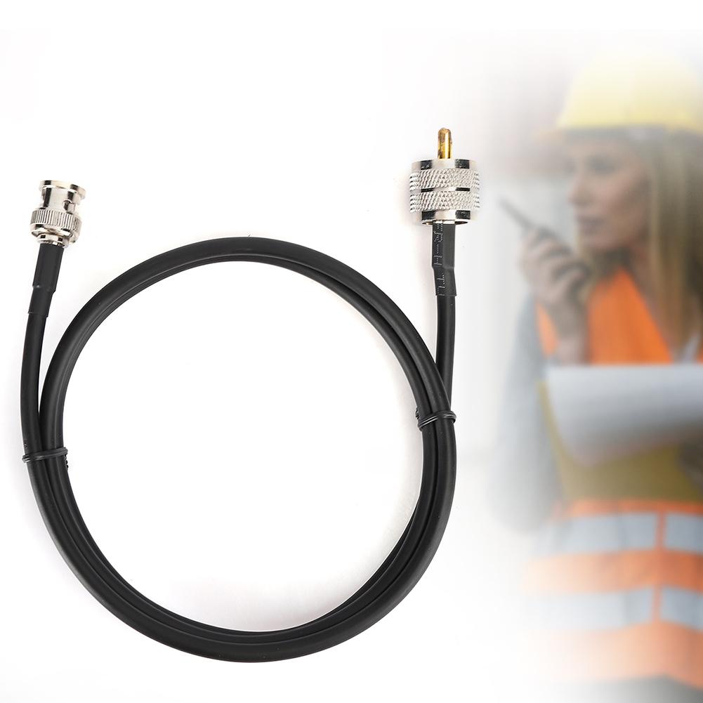 1M UHF Male PL259 to BNC Male Тестовый кабель Провод Коаксиальный Кабель Адаптер Аксессуар