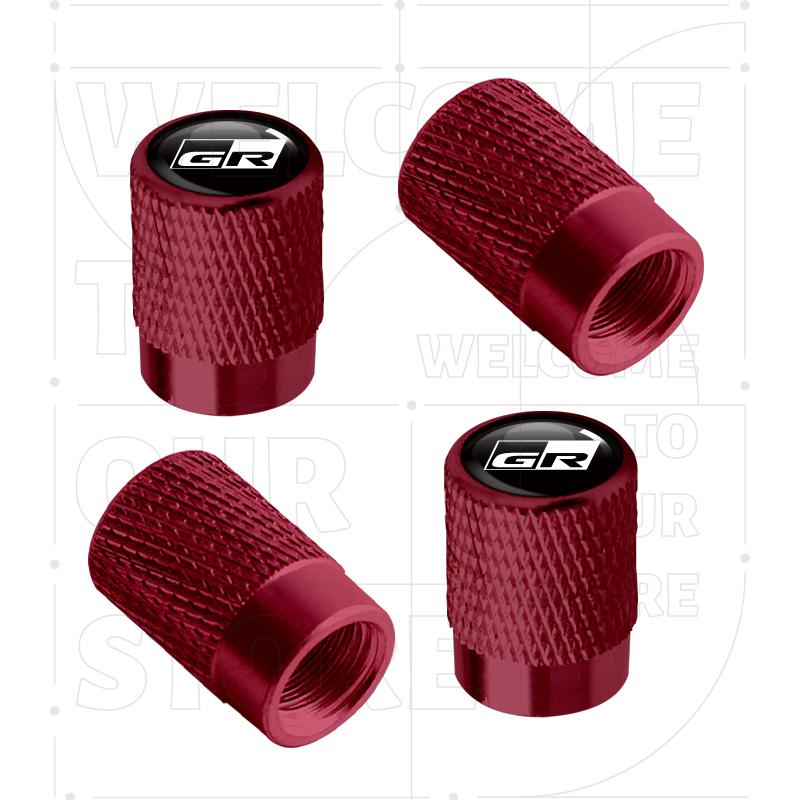 Для Toyota GR Sport T Sport YARiS Hilux Camry ЛОГОТИП 4 шт. Автомобильные Колеса Шины Клапаны Алюминиевые Колпачки Колпачки Штоков Шины Пылезащитные Водонепроницаемые