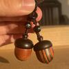 Acorn Pine Cone Pendant Hazelnut Unscrew DIY Accessories, Keychain Car Hanging Backpack Accessories