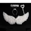 Sweet Demon Feather Wing Photo Props Halloween Cosplay Accessories Feather Wing  Cosplay Dress