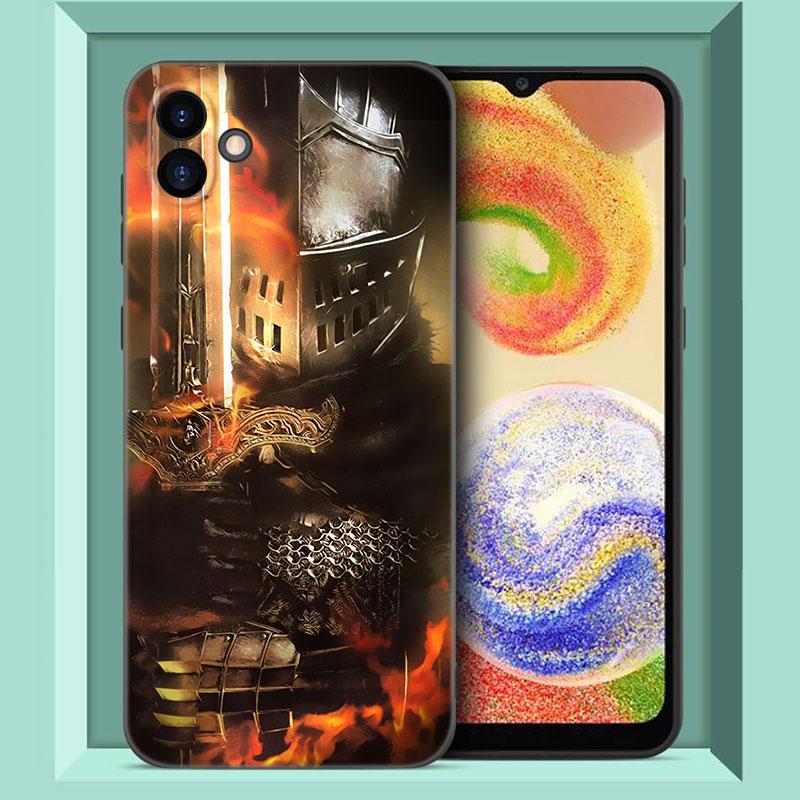 Игровой чехол для телефона Dark Souls из черного силикона для Samsung Galaxy A01 A03 Core A04 E A02 A05 A10 A20 A21 A30 A50 S A6 A8 Plus A7 2018