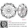 4pcs 15" Car Wheel Trims Covers, 15 Inch Plastic Decorative Caps, Car Tuning Wheel Center Cap Covers Fit Aluminum Alloy Rims Hub