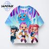 Kpop Demon Hunters Harajuku 3D Print Sports Quick-dry Breathable Boy Girl T-shirt Street Hip-hop Fashion Children Short-sleeve
