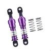 2 Pieces 1/10 RC Car Shock Absorber Damper Accessories,Assembled,Spare Parts,Metal Spring for