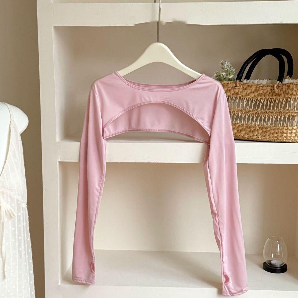 Анти-УФ Длинные рукава Ice Silk Быстросохнущая цельная футболка Солнцезащитный экран Нарукавники Солнцезащитные Лето