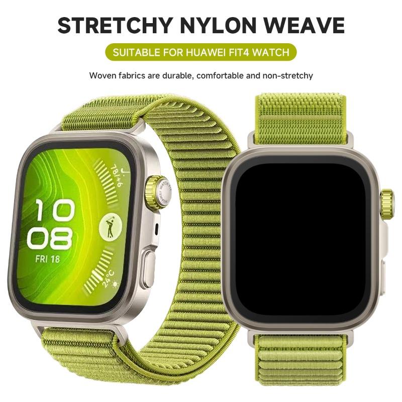 Нейлоновый плетеный ремешок для Huawei Watch Fit 4 Pro/4 3 Оригинальный официальный браслет Дышащий ремешок для часов Correa для Huawei Watch Fit 4/3