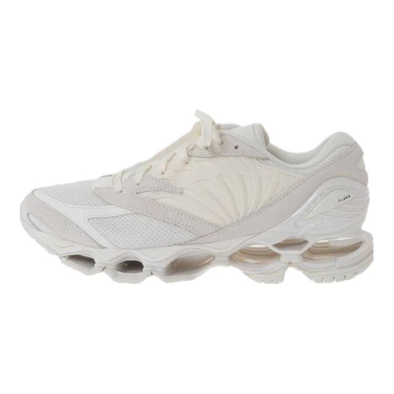 Clane X Mizuno Wave Prophecy LS Comfortable Fitting Durable Running Shoes Unisex sneakers Off-White D1GD252401