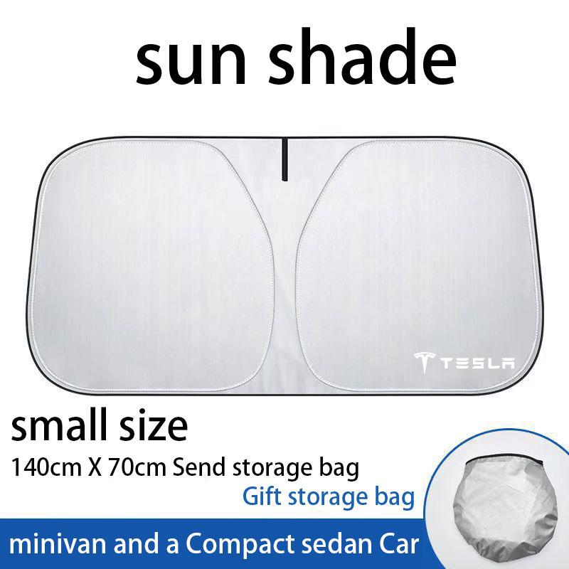 QSGMX1 Sunshade Cove Waterproof Protector Automobile Cover automobile Front Windscreen Cover For tesla model 3 X S Y Car Accessories