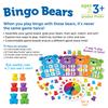 Ресурсы для обучения. Игра в бинго «Красочный медведь». Размеры. Обучающая игрушка с японским руководством. LER0841. Подлинные номера продуктов, цвета,