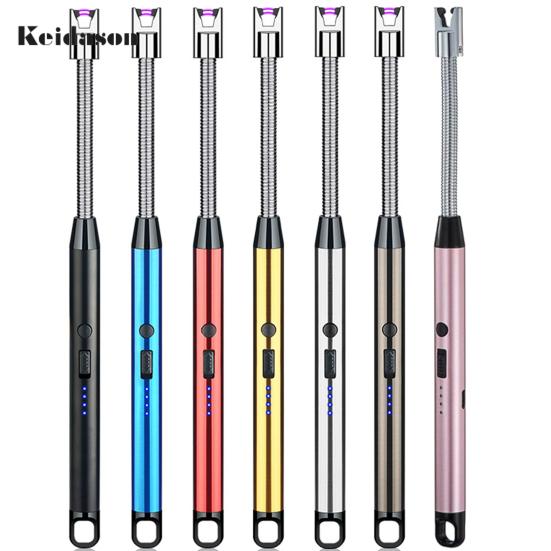 Прочный безмасляный USB-зажигатель с вращением на 360 градусов, газовая плита, угольная свеча, плазменная дуга для приготовления пищи