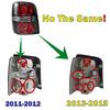 Автозапчасти Задний фонарь Сигнальная лампа Для Volkswagen Touran 2011 2012 2013 2014 2015 Крышка заднего фонаря Корпус автомобильного фонаря Без лампочек