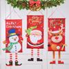 Christmas Hanging Flags for Home Hanging Flags Xmas Ornaments Navidad Natal New Year Gift Merry Christmas Decoration