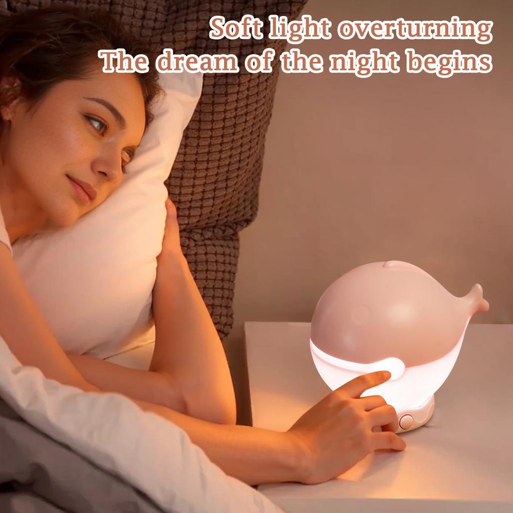 Ночник, лампа для благословения рыб, создающая атмосферу в комнате, лампа для поглаживания кита