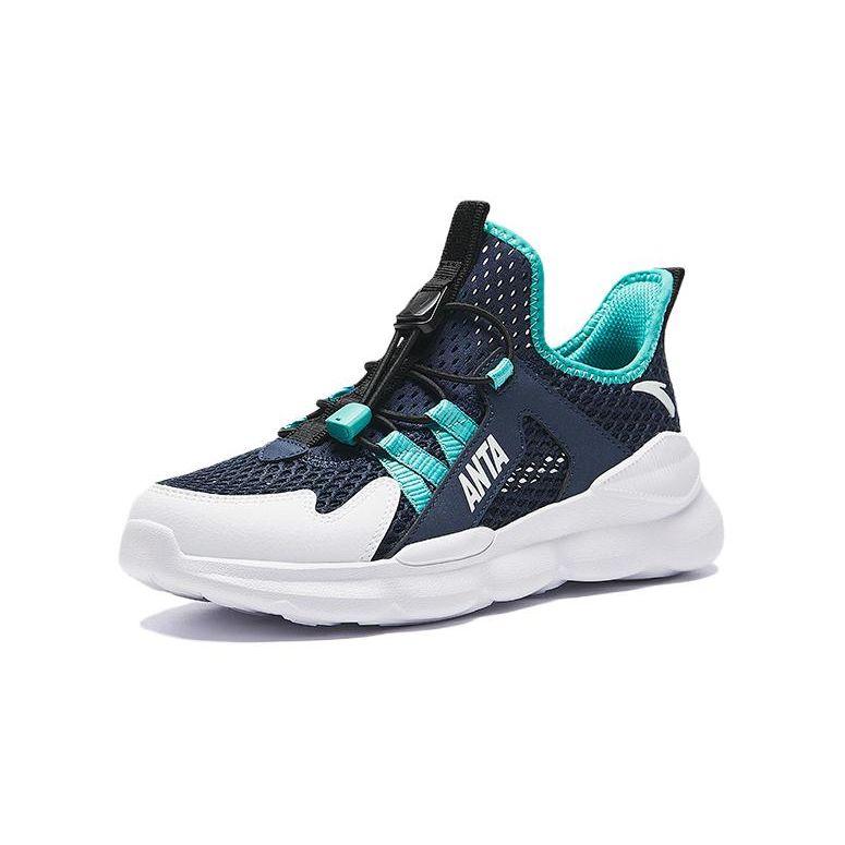 Anta Модная универсальная дышащая детская повседневная обувь детские кроссовки новые чернильно-синие A312428862-6