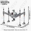 MOOXI Space Wars Movie Crab Bots Military Cannon Mercenary Model Building Block DIY Diorama Bricks For Kids Boys Montessori Toys