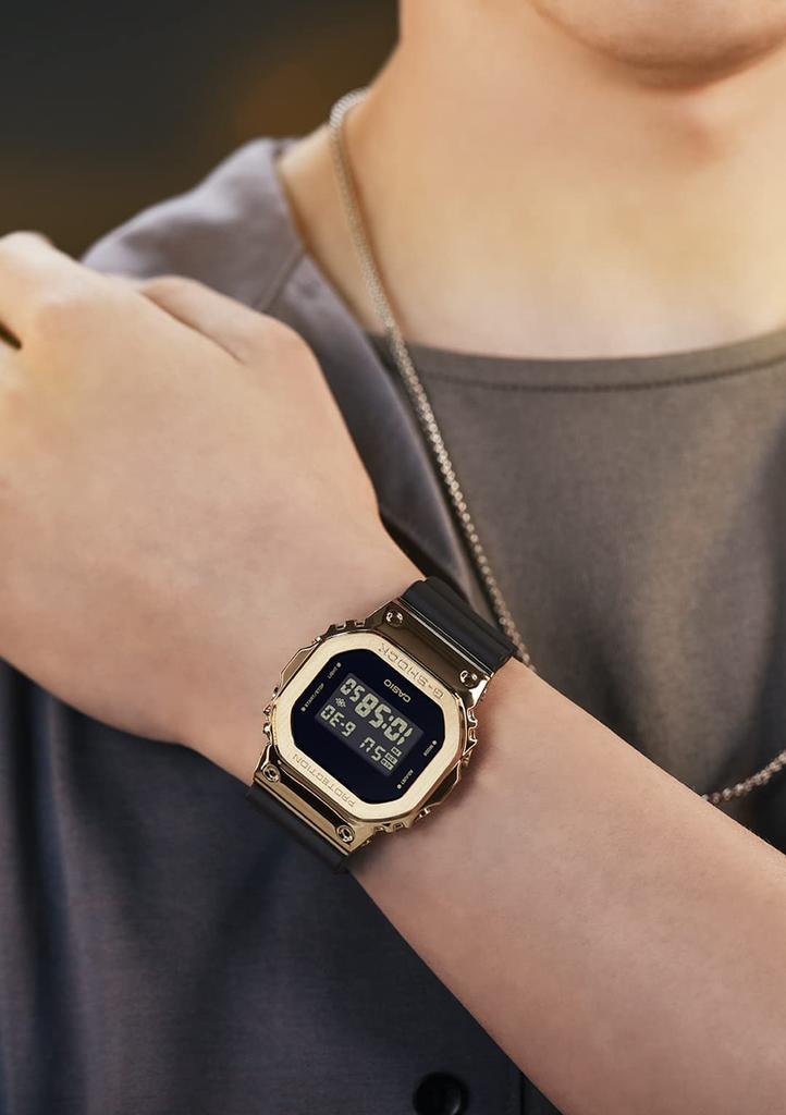 Часы с металлическим покрытием черного цвета [Casio] G-Shock [] GM-5600G-9JF Мужские