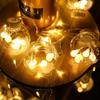 1 PC Wishing Ball Curtain String Light Battery Box Garden Lamp Starry Sky LED Camping Lights New Year Christmas Room Decoration