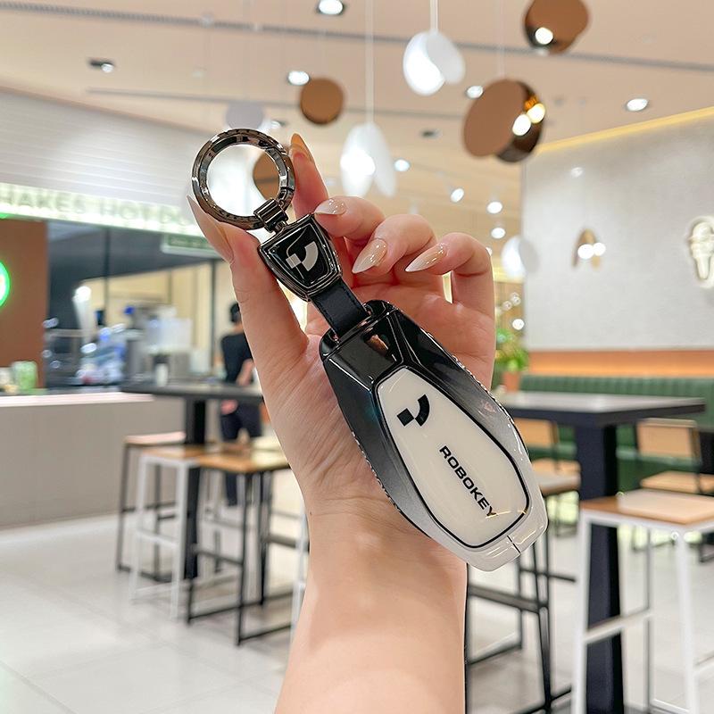 Чехол для ключей Ji Yue 01 2023: Премиальный металлический корпус NFC Автомобильный аксессуар