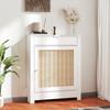 Radiator Cover with Fold-Down Cabinet 78 x 19 x 95.5 cm White