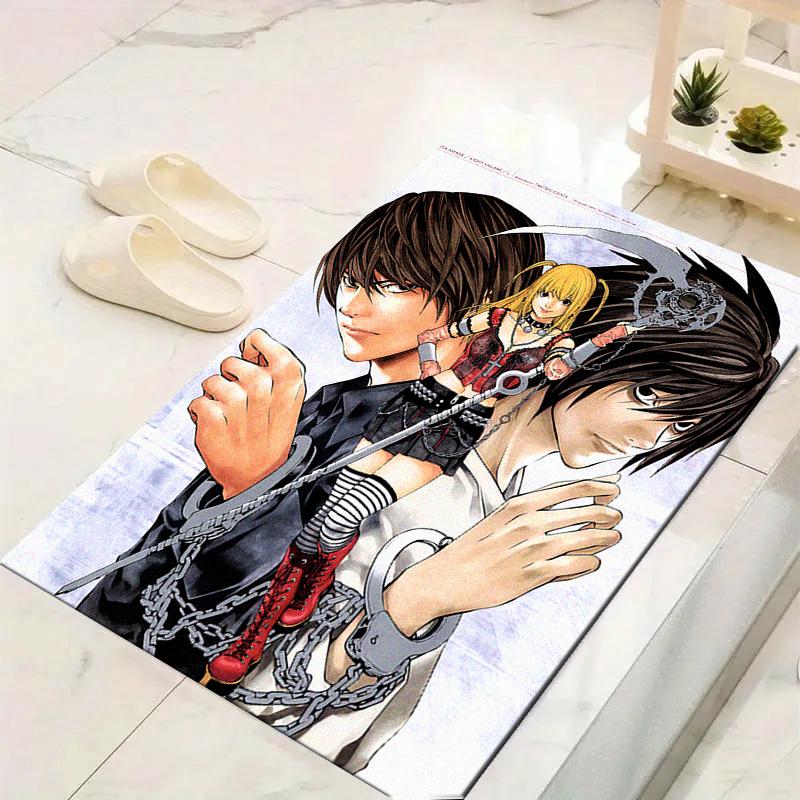 Death Note Anime Carpet Rug for Living Room Bedroom Home Sofa Decoration, Kids play Non-slip Floor Mat