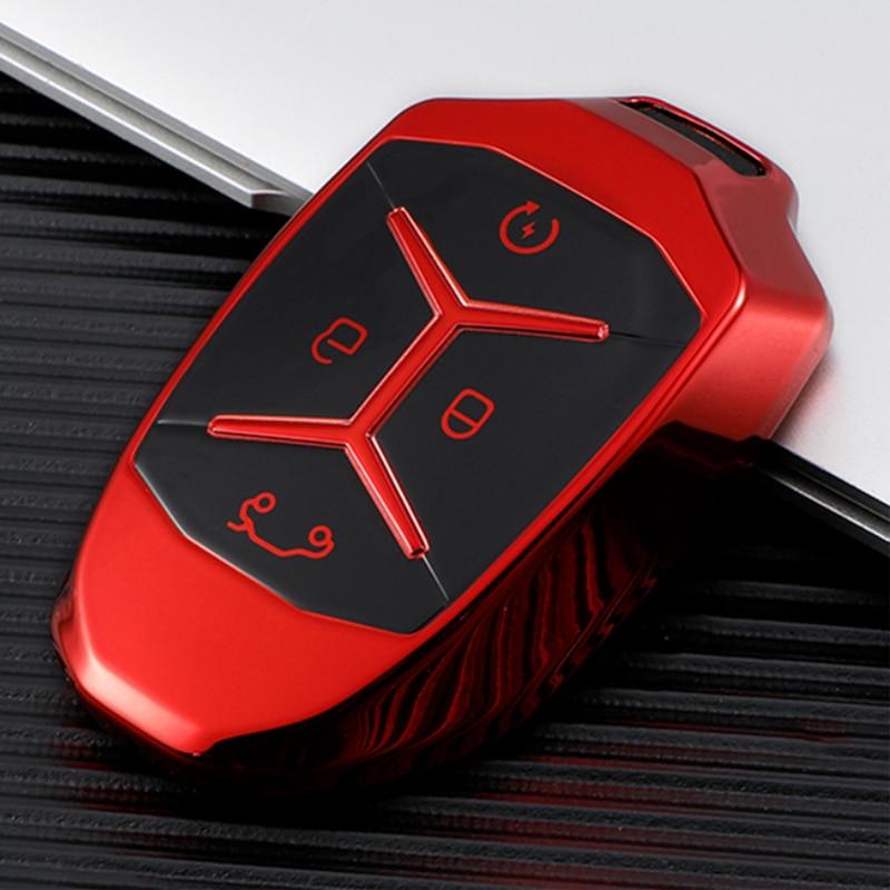 My Goog Car TPU Car Smart 4-кнопочный чехол для ключей, чехол-брелок для LYNK & CO 01 02 03, держатель для ключей, защитные аксессуары